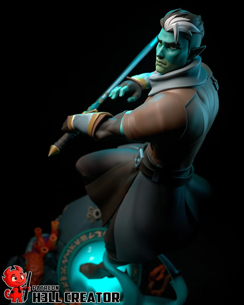 Fjord | Fan Art | 3D Printed Resin Model Garage Kit | *Un-Painted* | H3LL Creator 5