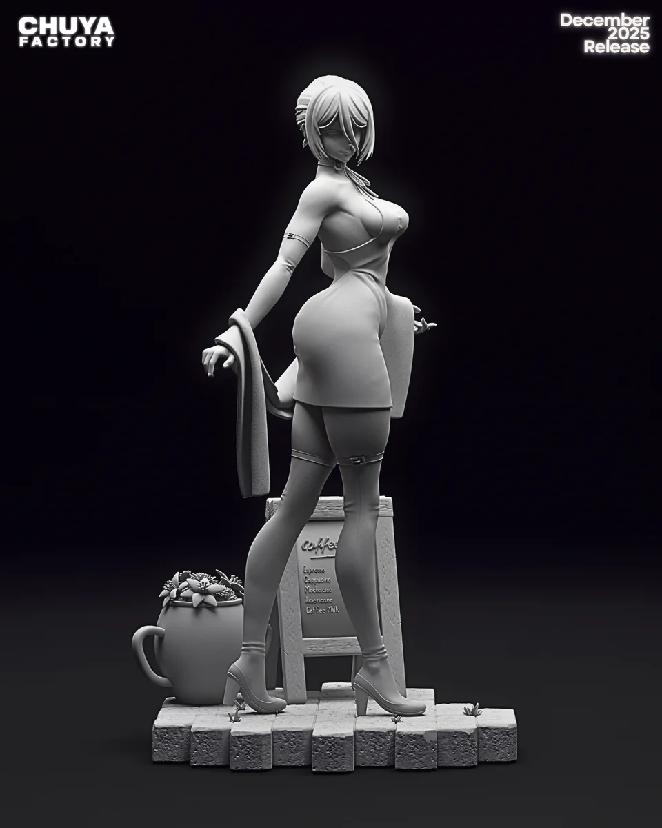 Reze | Fan Art | 3D Printed Resin Model Garage Kit | *Un-Painted* | Chuya Factory 14