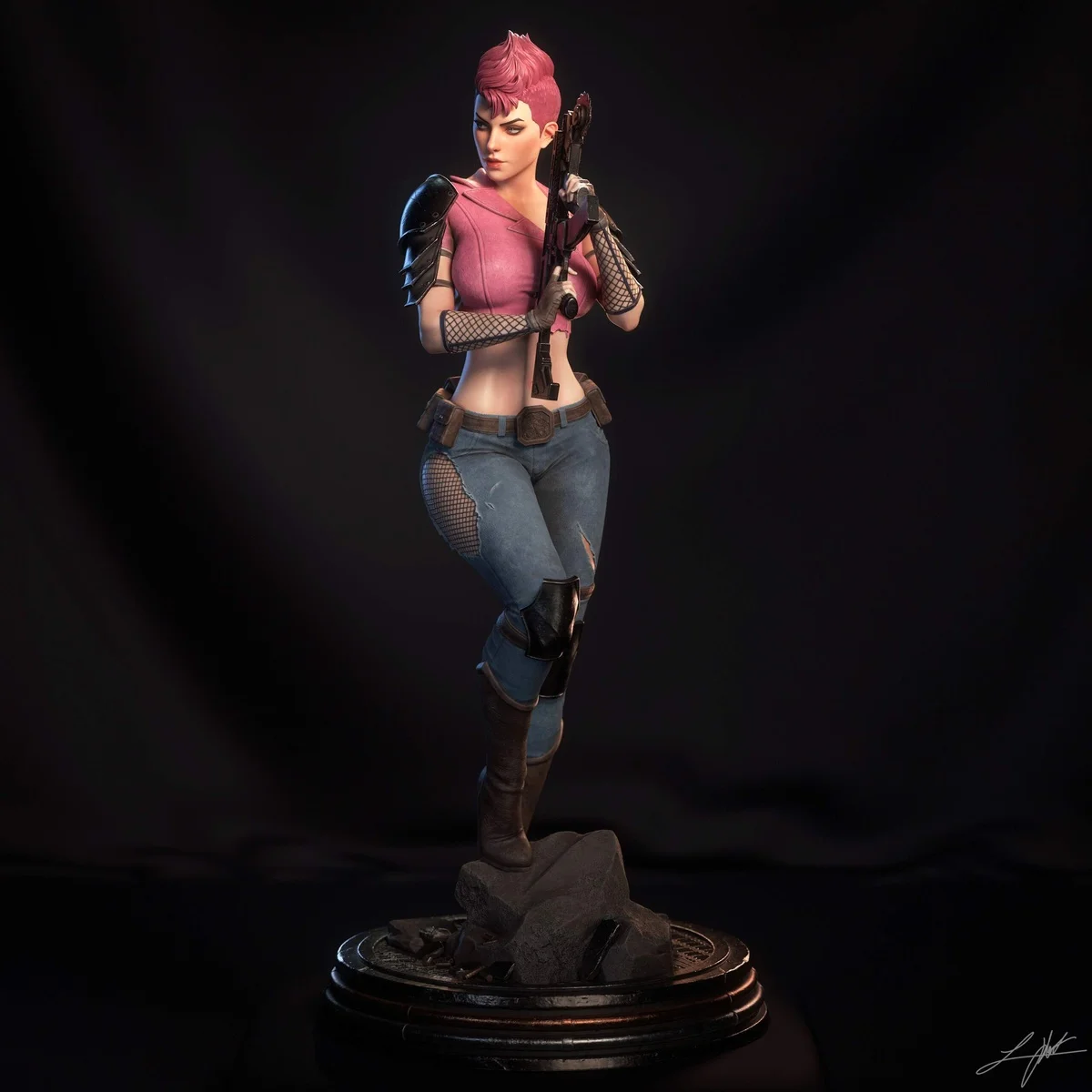 Zarana | Fan Art | 3D Printed Resin Model Garage Kit | *Un-Painted* | Abe3D 3