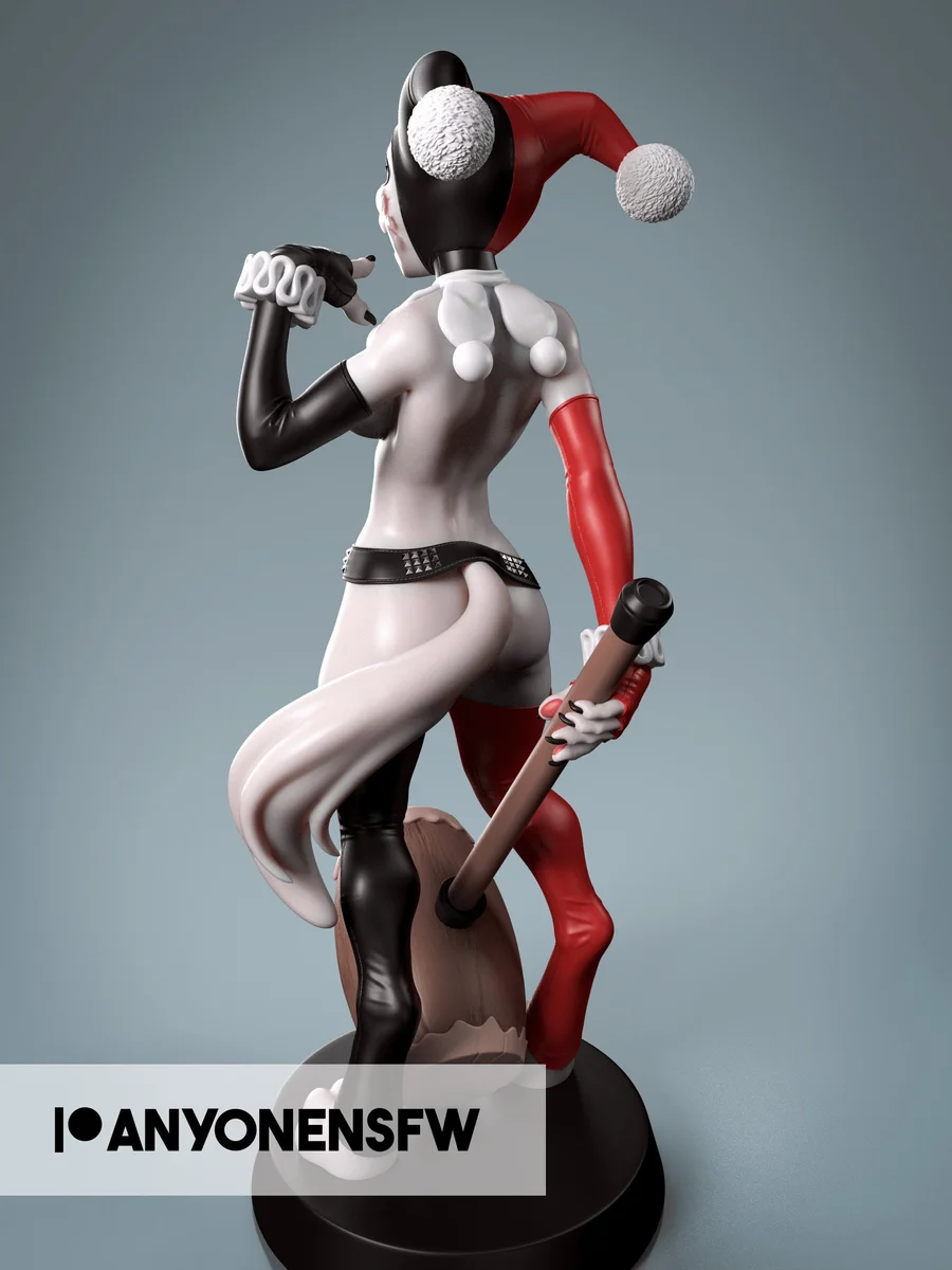 Harlequin | Fan Art | 3D Printed Resin Model Garage Kit | *Un-Painted* | AnyoneNSFW 4