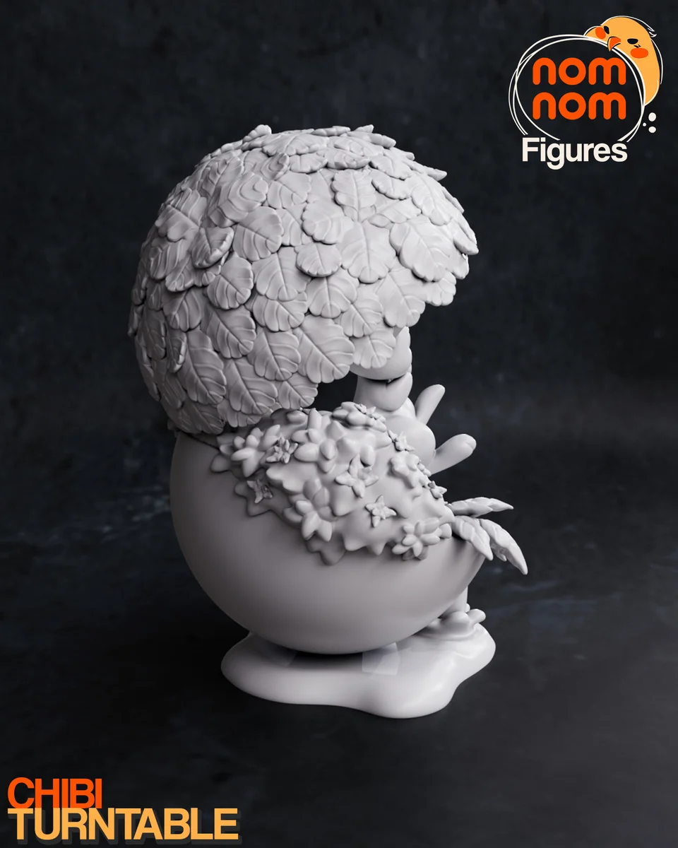 Chibi Mew | Fan Art | 3D Printed Resin Model Garage Kit | *Un-Painted* | Nomnom 5