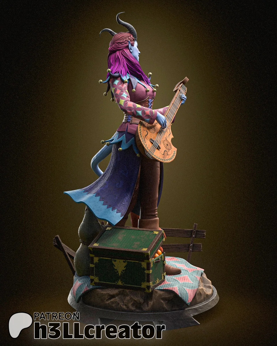 Alfira | Fan Art | 3D Printed Resin Model Garage Kit | *Un-Painted* | H3LL Creator 4