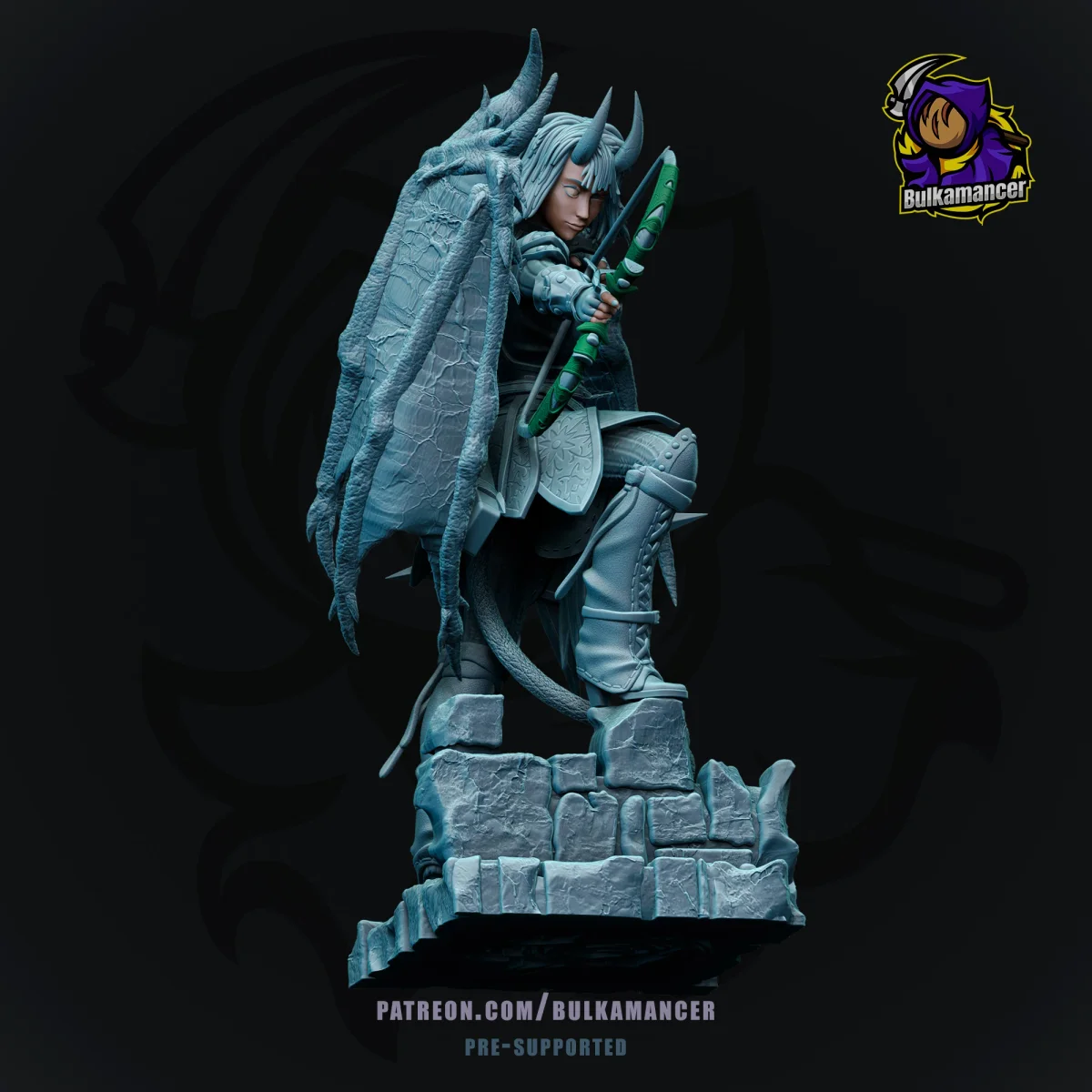 Arueshalae | Fan Art | 3D Printed Resin Model Garage Kit | *Un-Painted* | Bulkamancer 3