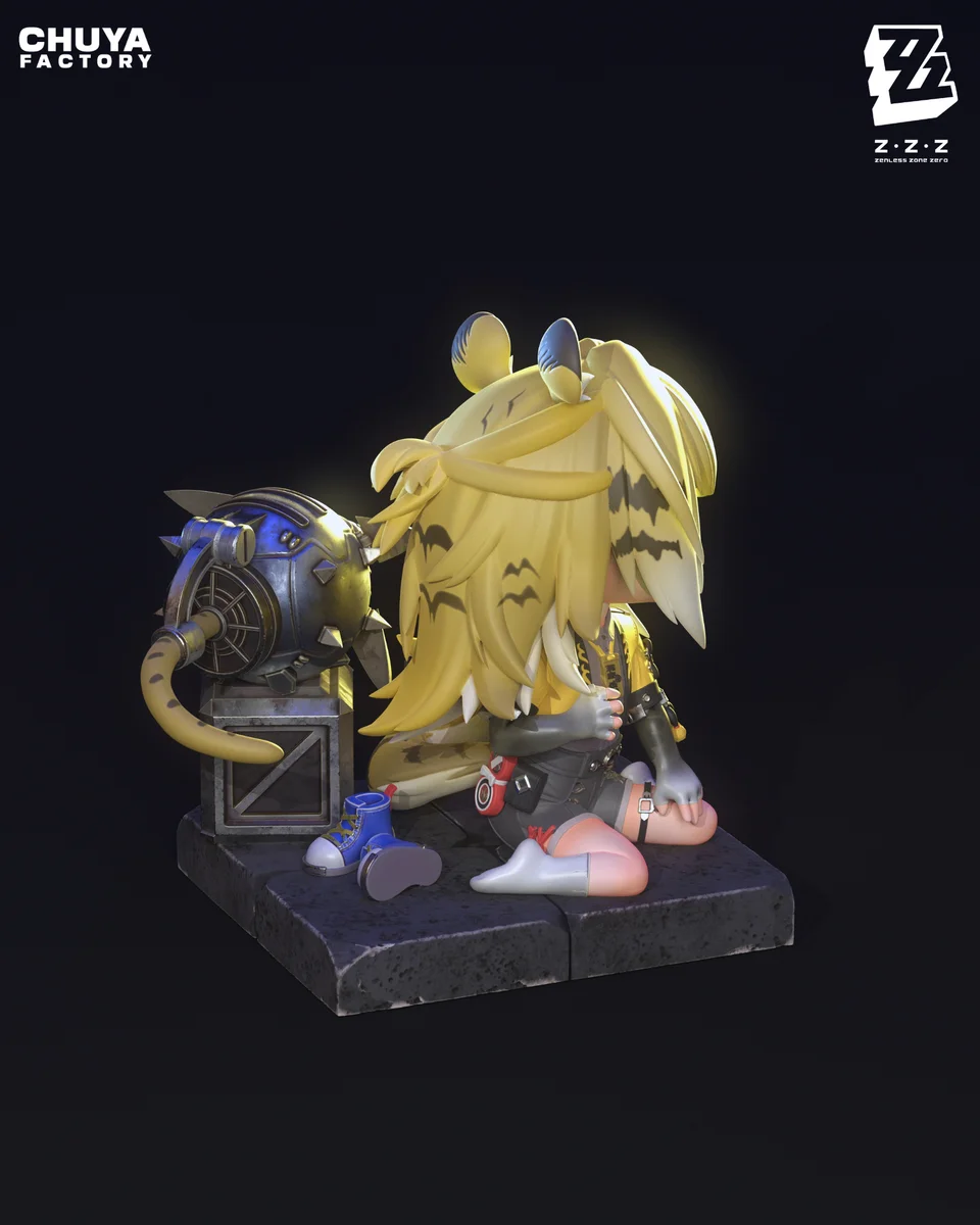Chibi Ju Fufu | Fan Art | 3D Printed Resin Model Garage Kit | *Un-Painted* | Chuya Factory 14