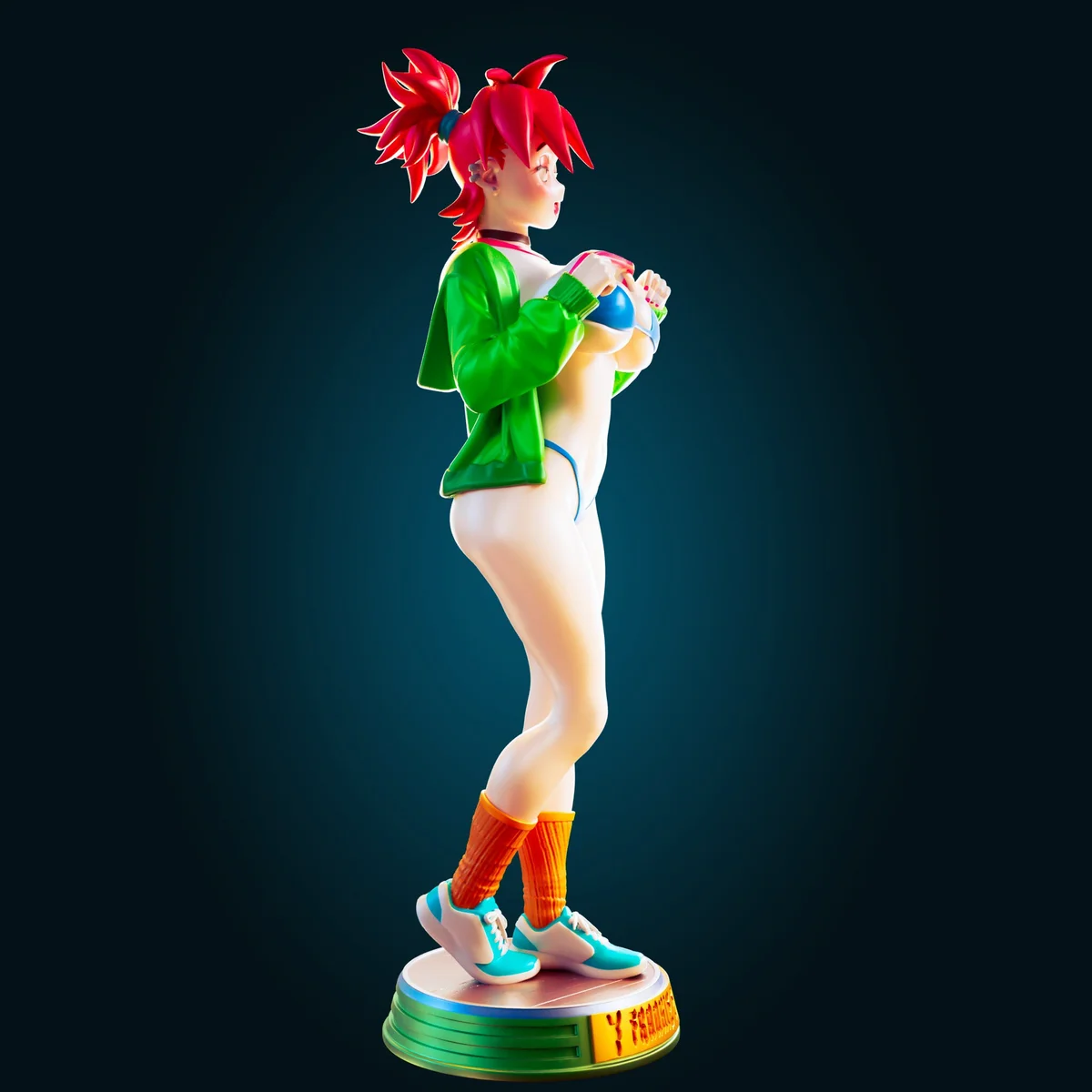 Frankie | Fan Art | 3D Printed Resin Model Garage Kit | *Un-Painted* | Officer Rhu 6