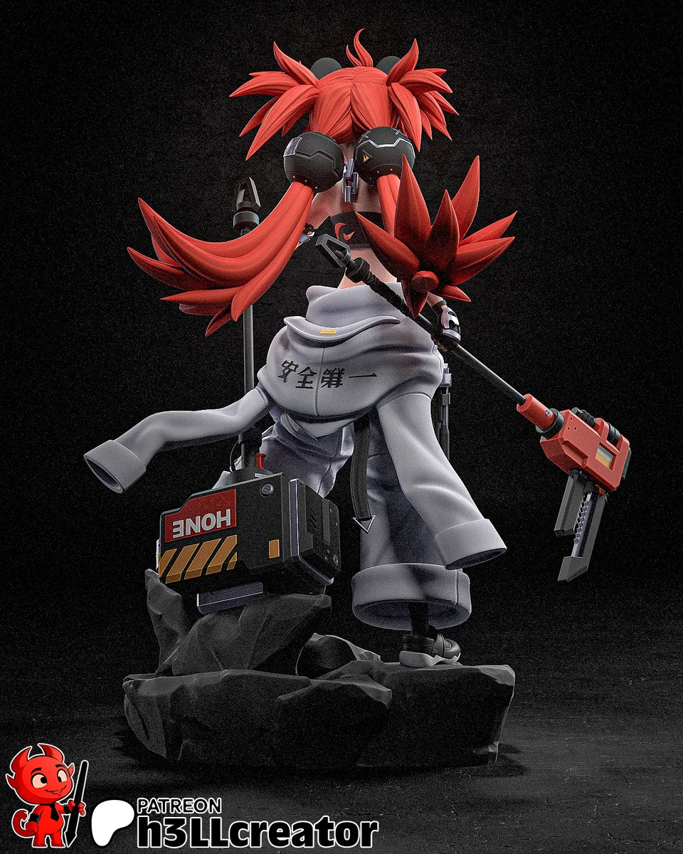 Koleda Belobog | Fan Art | 3D Printed Resin Model Garage Kit | *Un-Painted* | H3LL Creator 4