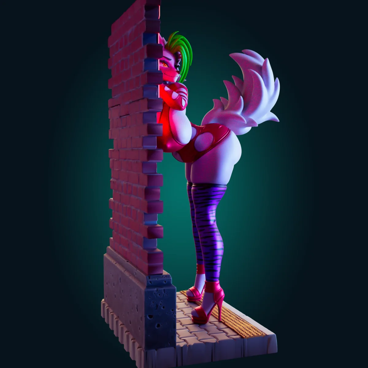 Roxanne | Fan Art | 3D Printed Resin Model Garage Kit | *Un-Painted* | Officer Rhu 2