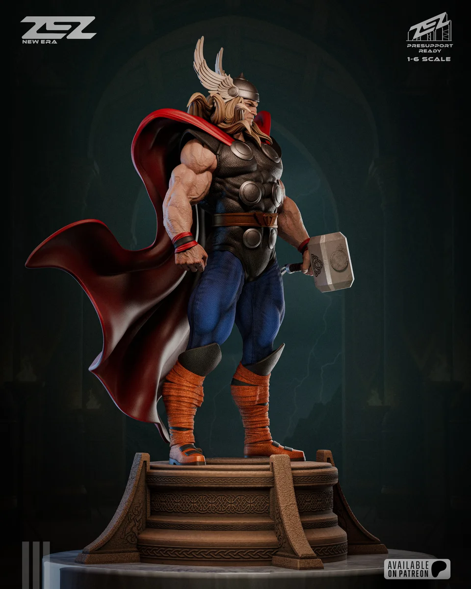 Thor Museum | Fan Art | 3D Printed Resin Model Garage Kit | *Un-Painted* | ZEZ Studio 3