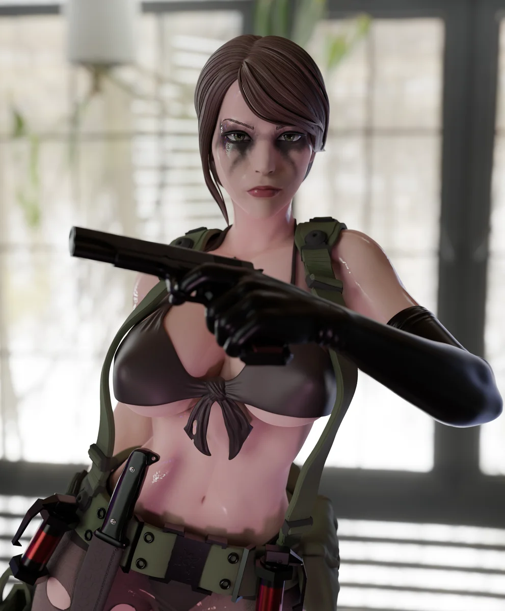 Quiet | Fan Art | 3D Printed Resin Model Garage Kit | *Un-Painted* | Momoji 10