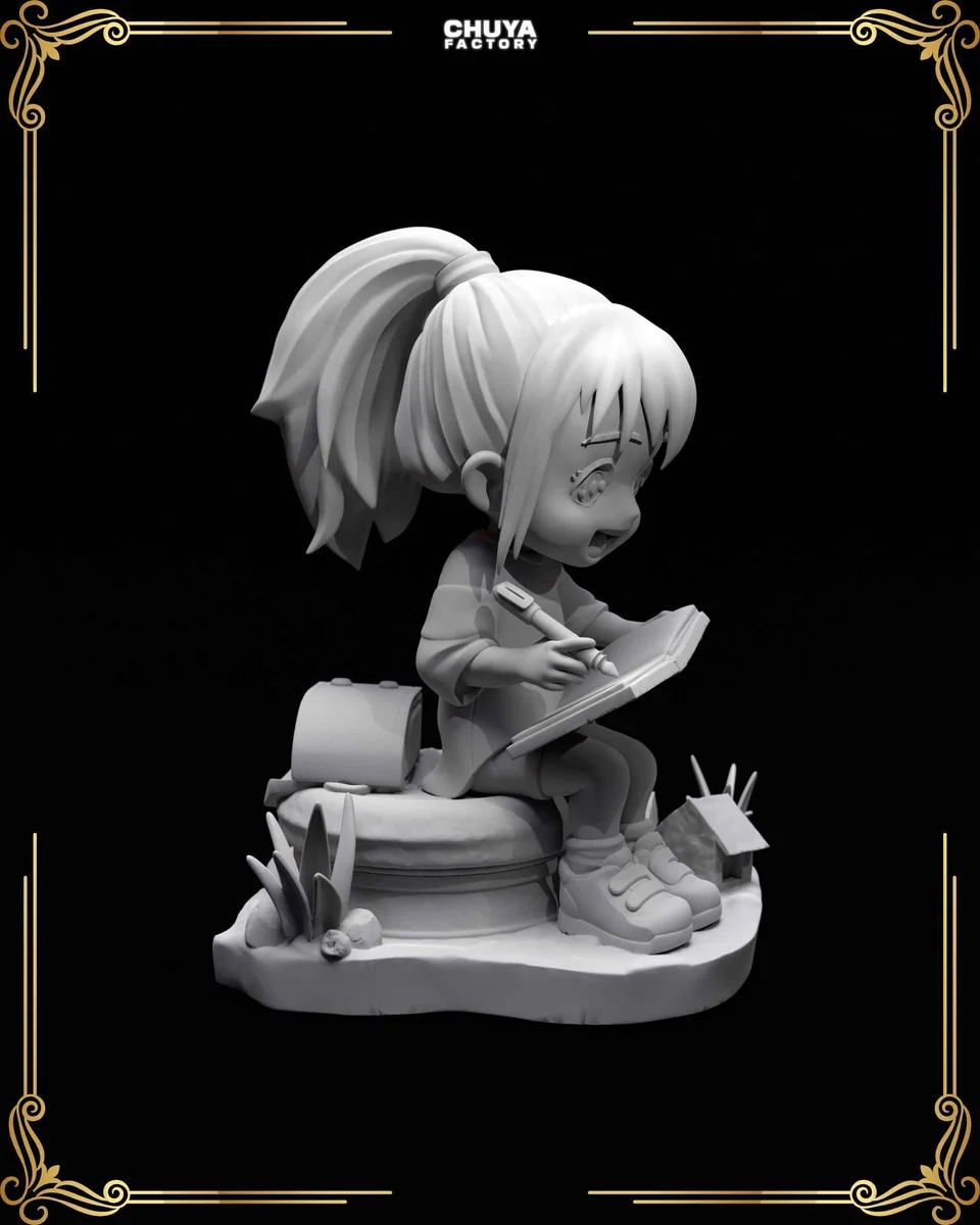 Chibi Chihiro | Fan Art | 3D Printed Resin Model Garage Kit | *Un-Painted* | Chuya Factory 7