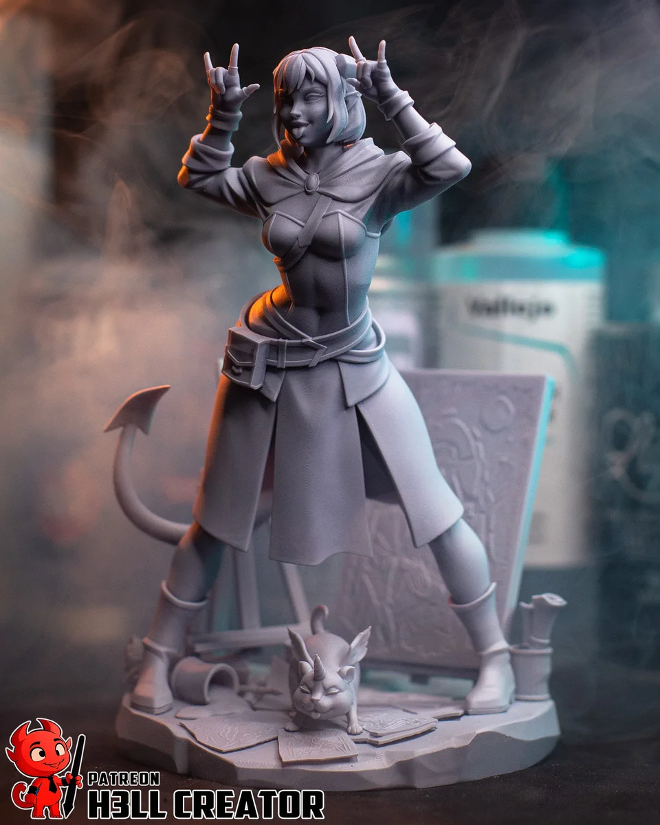 Jester Lavorre | Fan Art | 3D Printed Resin Model Garage Kit | *Un-Painted* | H3LL Creator 9
