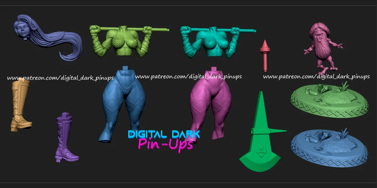 Amazon | Fan Art | 3D Printed Resin Model Garage Kit | *Un-Painted* | Digital Dark 5