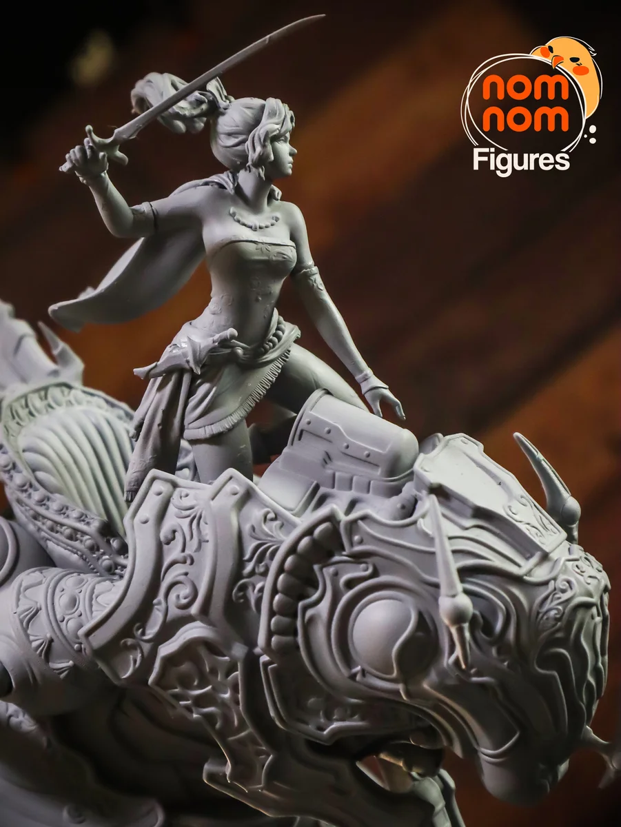 Terra with Magitek | Fan Art | 3D Printed Resin Model Garage Kit | *Un-Painted* | Nomnom 18