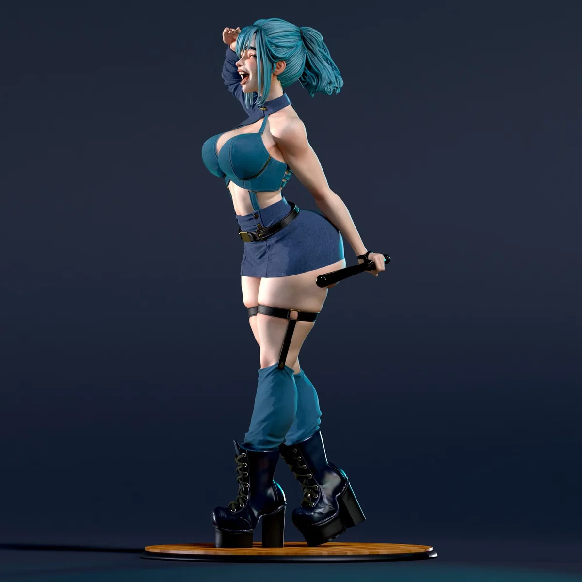 Bufelia - Waifumon | Fan Art | 3D Printed Resin Model Garage Kit | *Un-Painted* | SiryllArt 4