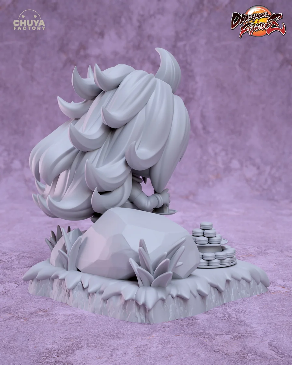 Chibi Android 21 | Fan Art | 3D Printed Resin Model Garage Kit | *Un-Painted* | Chuya Factory 8