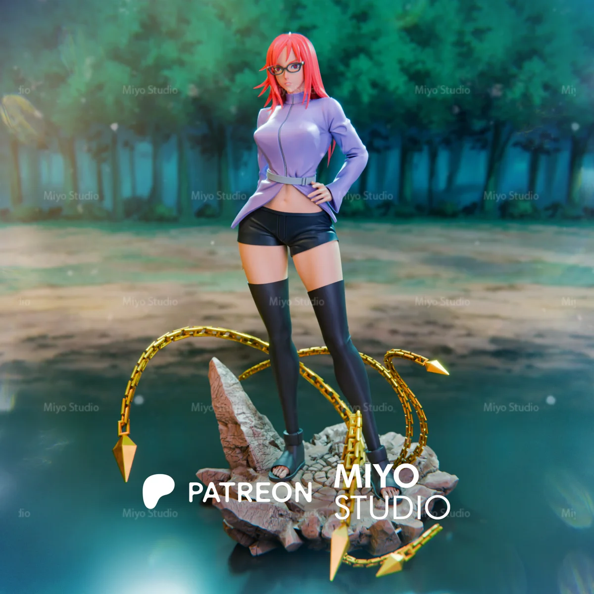 Karin | Fan Art | 3D Printed Resin Model Garage Kit | *Un-Painted* | MiyoStudio 5