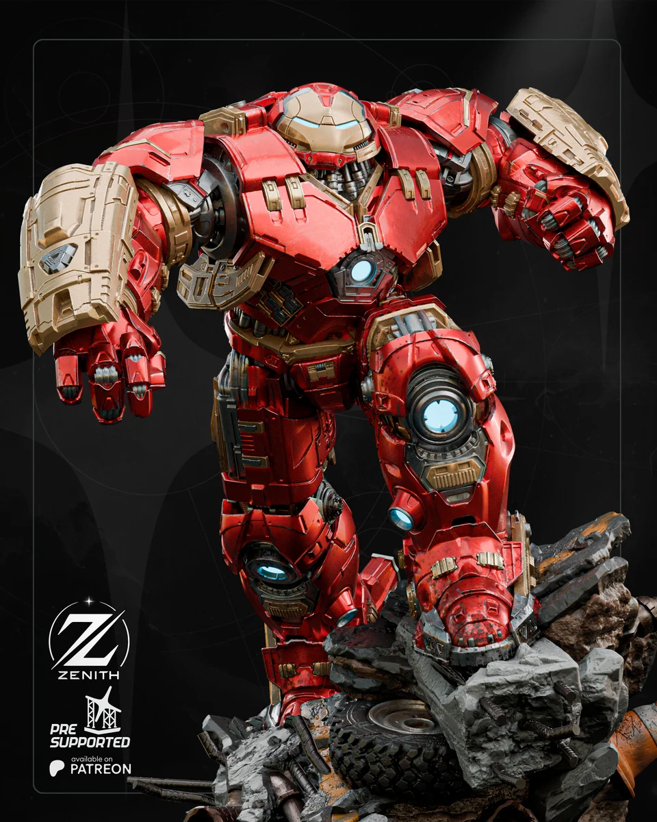 Hulkbuster | Fan Art | 3D Printed Resin Model Garage Kit | *Un-Painted* | Zenith Studios