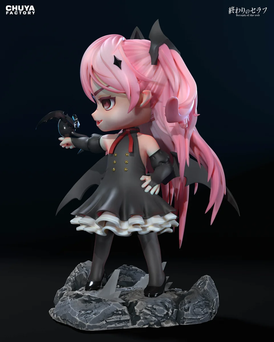 Chibi Krul Tepes | Fan Art | 3D Printed Resin Model Garage Kit | *Un-Painted* | Chuya Factory 4