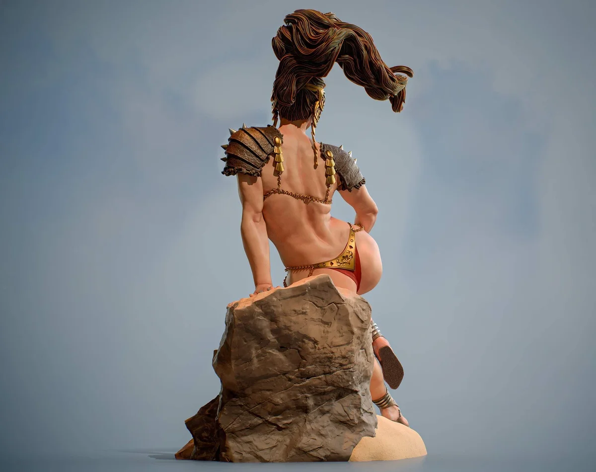 Sunshine Break | Fan Art | 3D Printed Resin Model Garage Kit | *Un-Painted* | Abe3D 9