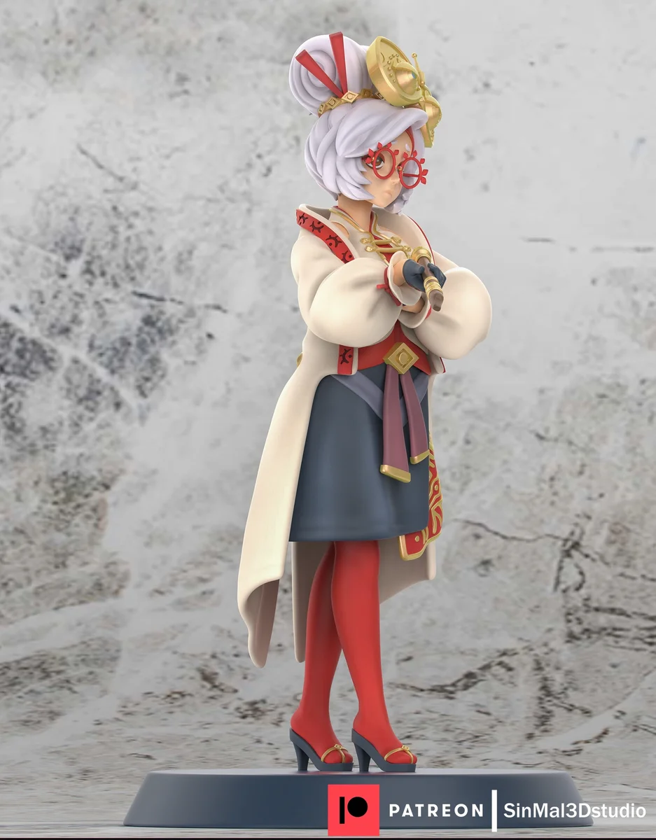 Purah | Fan Art | 3D Printed Resin Model Garage Kit | *Un-Painted* | Sin3Dstudio 6