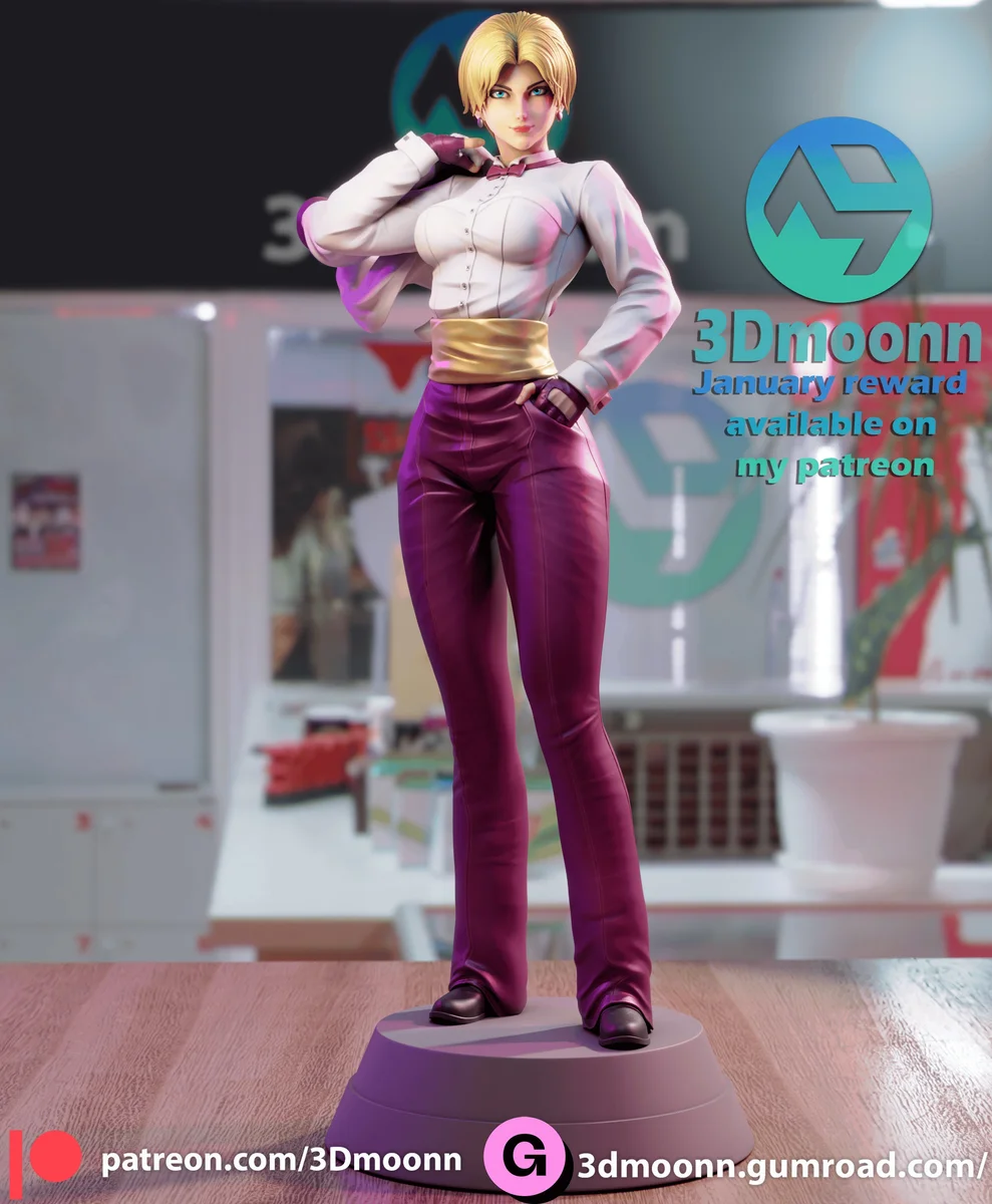 King | Fan Art | 3D Printed Resin Model Garage Kit | *Un-Painted* | 3DMoon 4