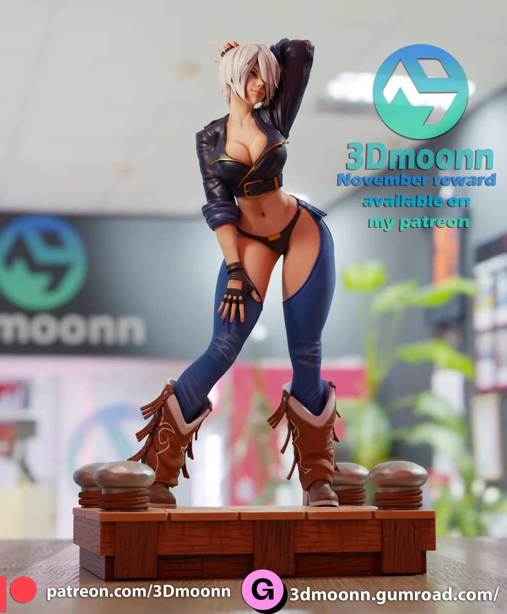 Angel | Fan Art | 3D Printed Resin Model Garage Kit | *Un-Painted* | 3DMoonn 4