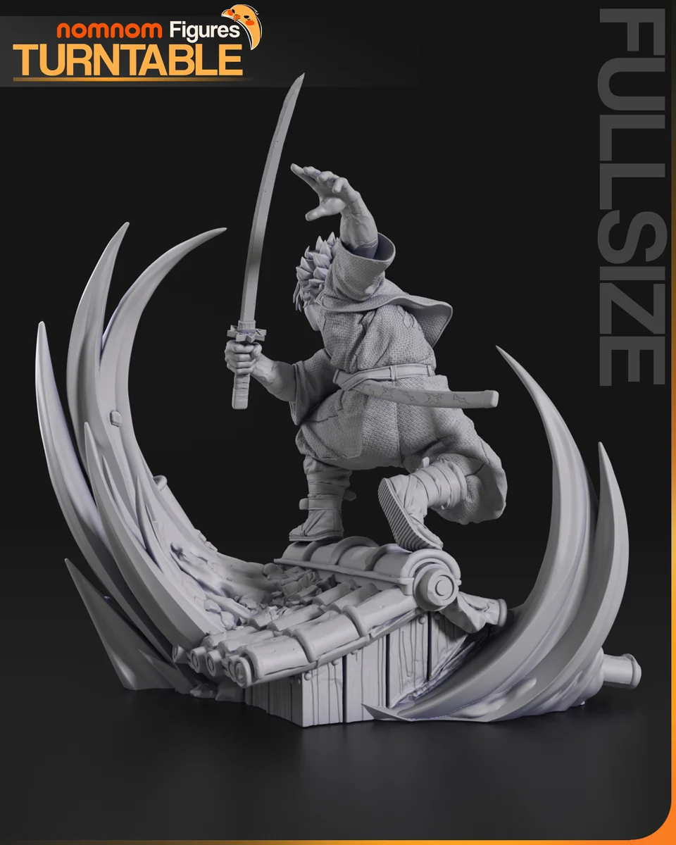 Sanemi | Fan Art | 3D Printed Resin Model Garage Kit | *Un-Painted* | Nomnom 11