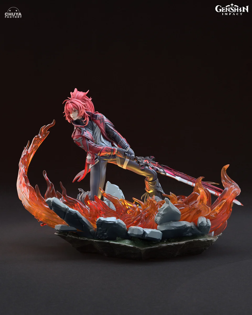 Diluc | Fan Art | 3D Printed Resin Model Garage Kit | *Un-Painted* | Chuya Factory 3