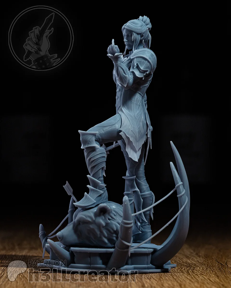 Minthara | Fan Art | 3D Printed Resin Model Garage Kit | *Un-Painted* | H3LL Creator 6