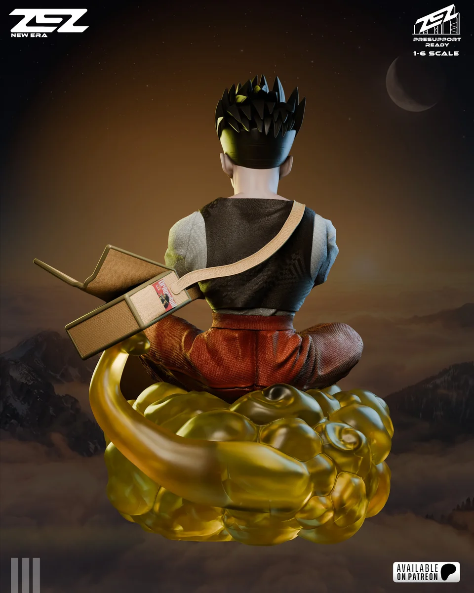 Gohan | Fan Art | 3D Printed Resin Model Garage Kit | *Un-Painted* | ZEZ Studio 4