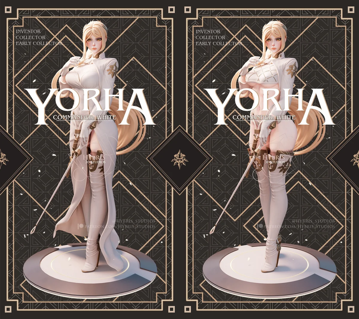Commander | Fan Art | 3D Printed Resin Model Garage Kit | *Un-Painted* | Hybris Studio 2