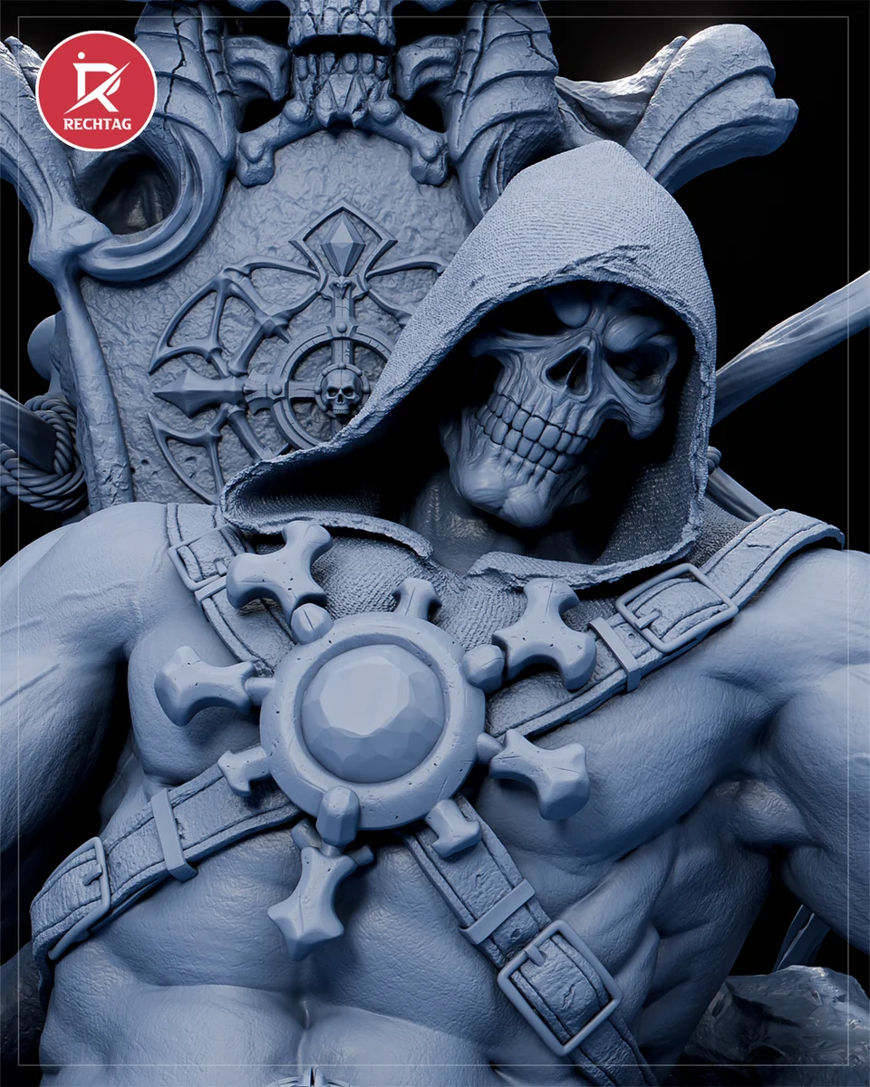 Skeletor | Fan Art | 3D Printed Resin Model Garage Kit | *Un-Painted* | Rechtag 13