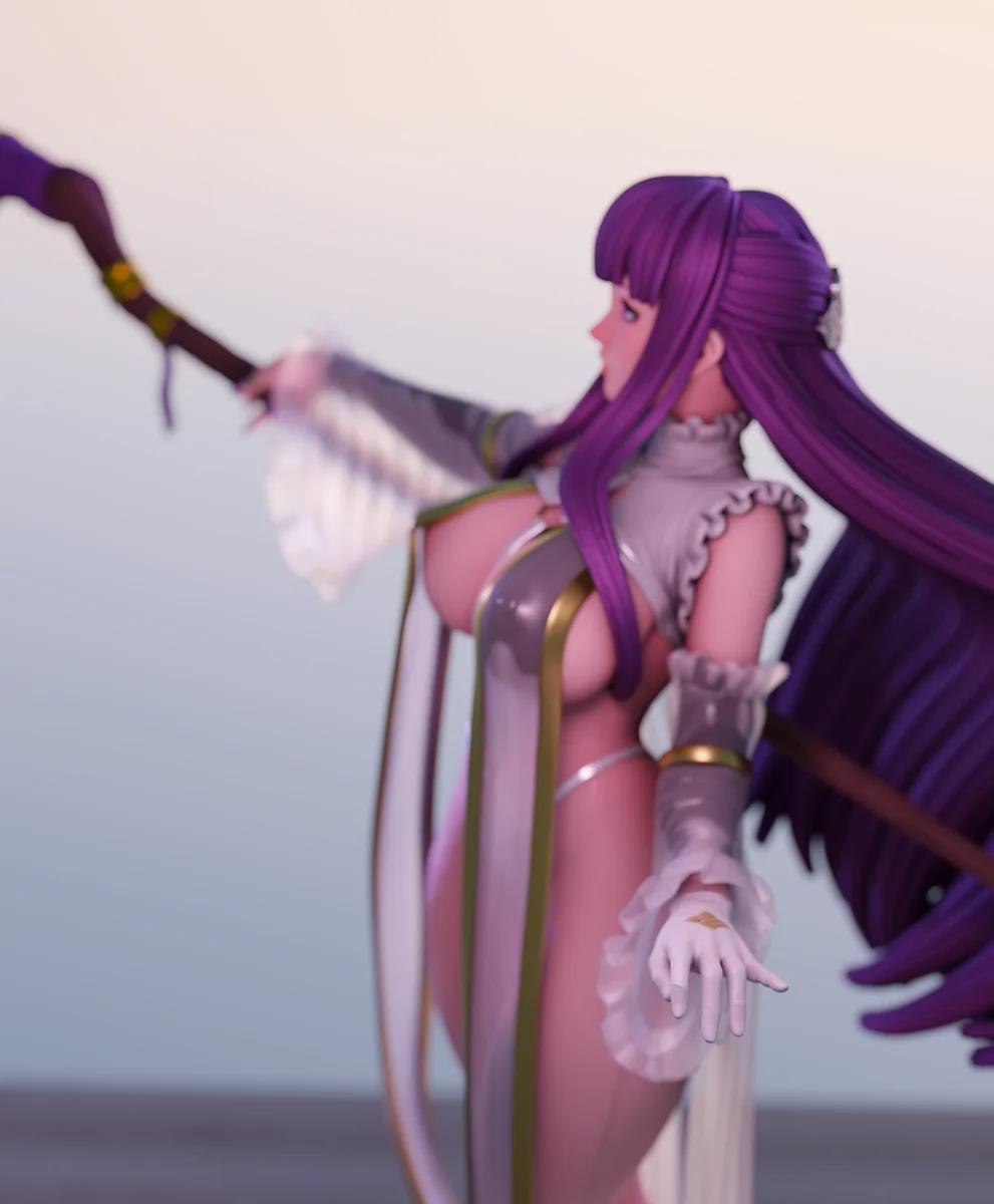 Fern | Fan Art | 3D Printed Resin Model Garage Kit | *Un-Painted* | Momoji 8