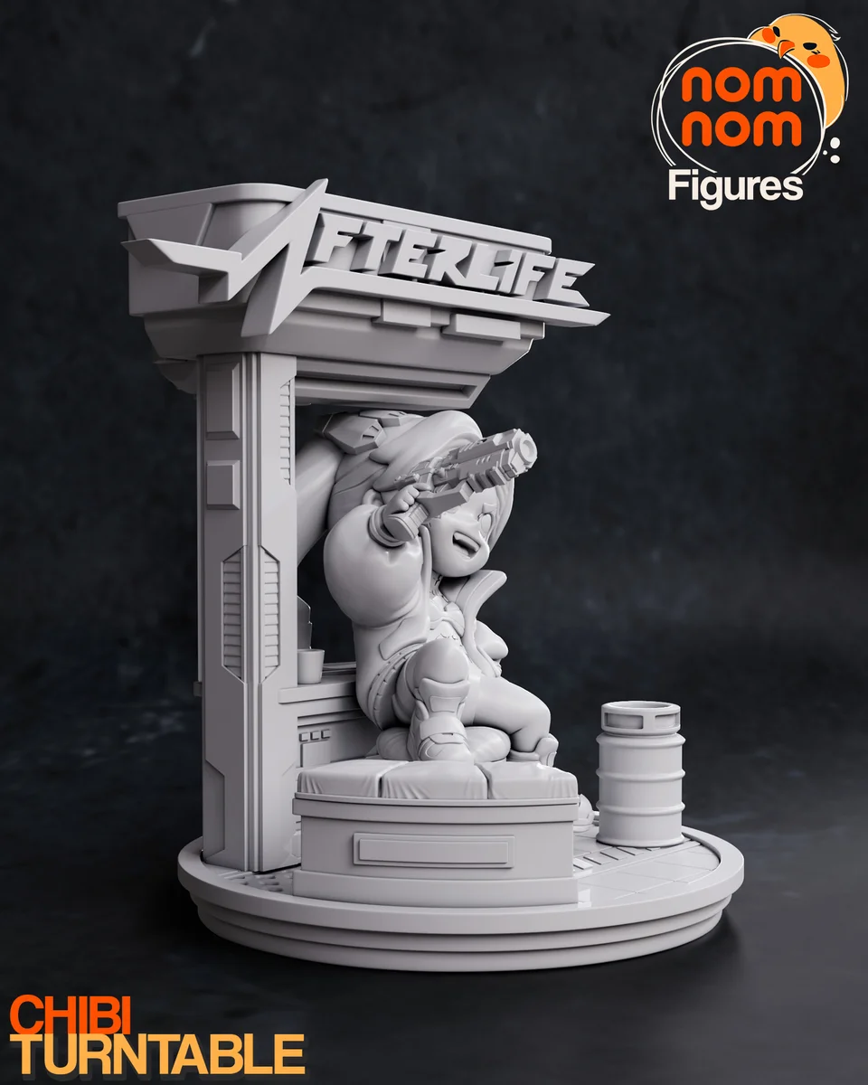Chibi Rebecca | Fan Art | 3D Printed Resin Model Garage Kit | *Un-Painted* | Nomnom 7