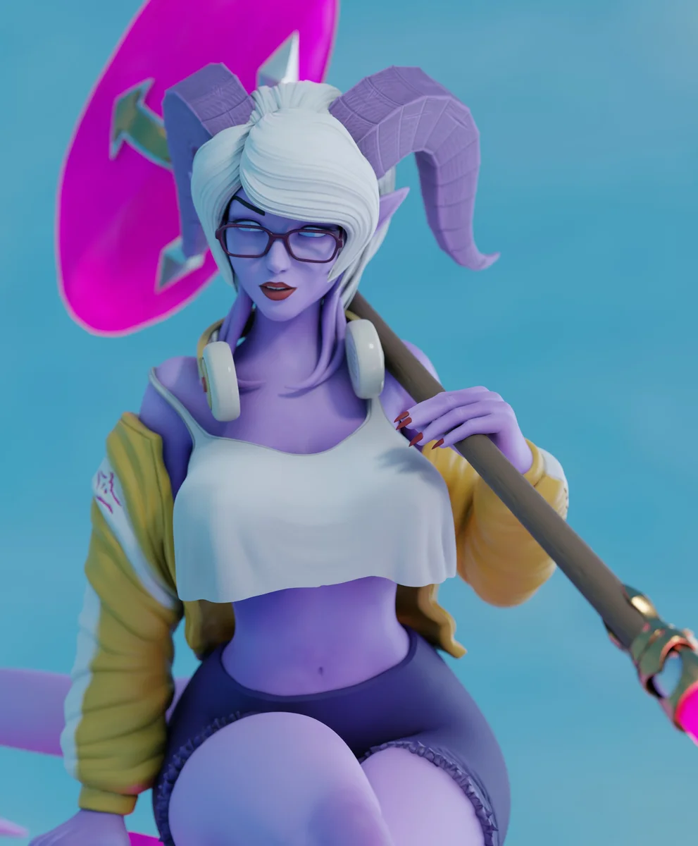 Yrel | Fan Art | 3D Printed Resin Model Garage Kit | *Un-Painted* | Momoji 4