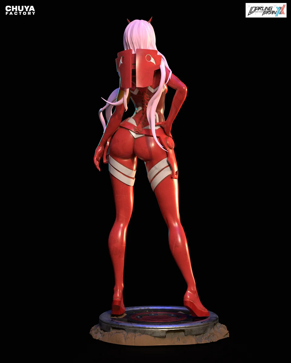 Zero Two | Fan Art | 3D Printed Resin Model Garage Kit | *Un-Painted* | Chuya Factory 6