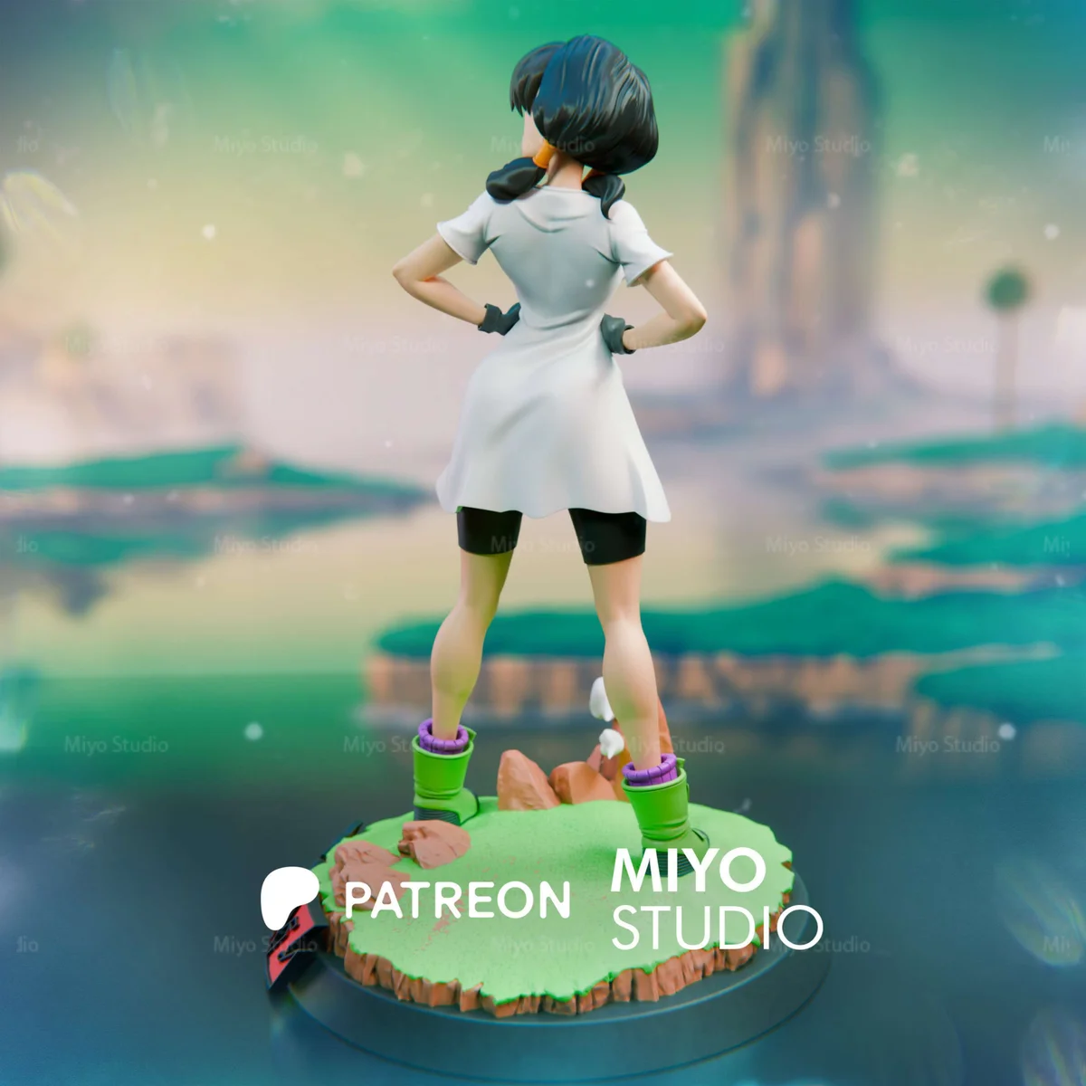 Videl | Fan Art | 3D Printed Resin Model Garage Kit | *Un-Painted* | MiyoStudio 6