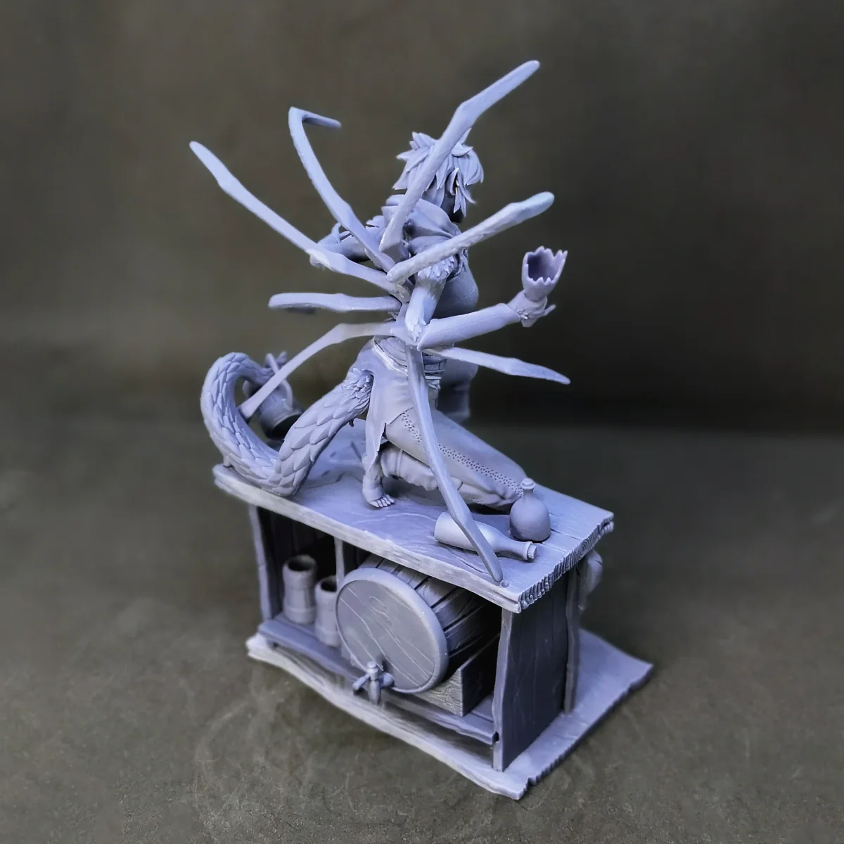 Wenduag | Fan Art | 3D Printed Resin Model Garage Kit | *Un-Painted* | Bulkamancer 12