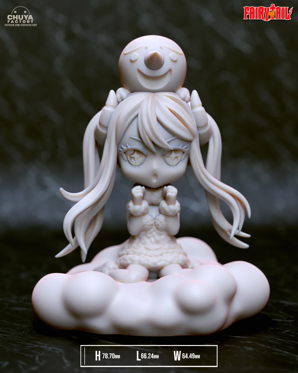 Chibi Lucy Heartfilia | Fan Art | 3D Printed Resin Model Garage Kit | *Un-Painted* | Chuya Factory 6