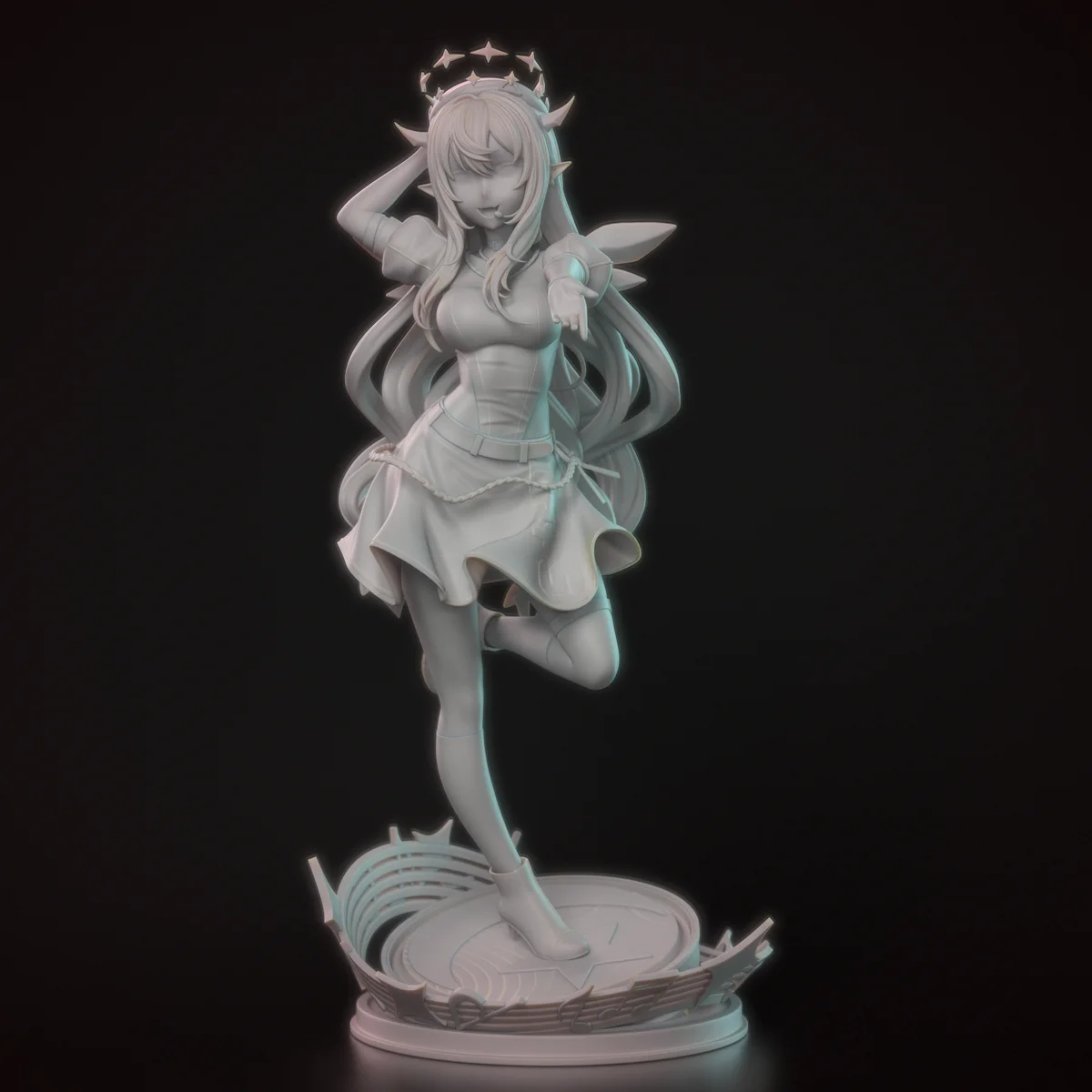 Irys | Fan Art | 3D Printed Resin Model Garage Kit | *Un-Painted* | Inari Figure 10