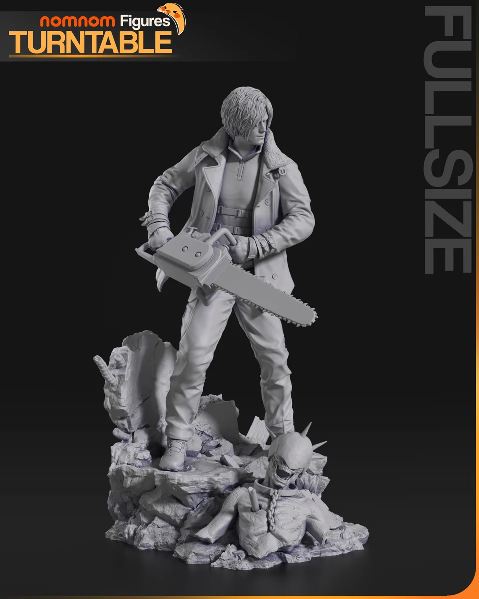 Leon S. Kennedy | Fan Art | 3D Printed Resin Model Garage Kit | *Un-Painted* | Nomnom 9