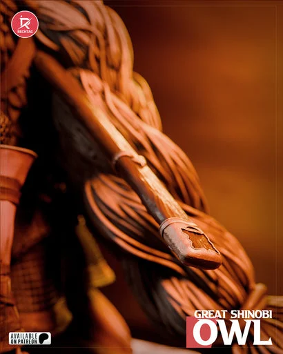 Great Shinobi Owl | Fan Art | 3D Printed Resin Model Garage Kit | *Un-Painted* | Rechtag 10
