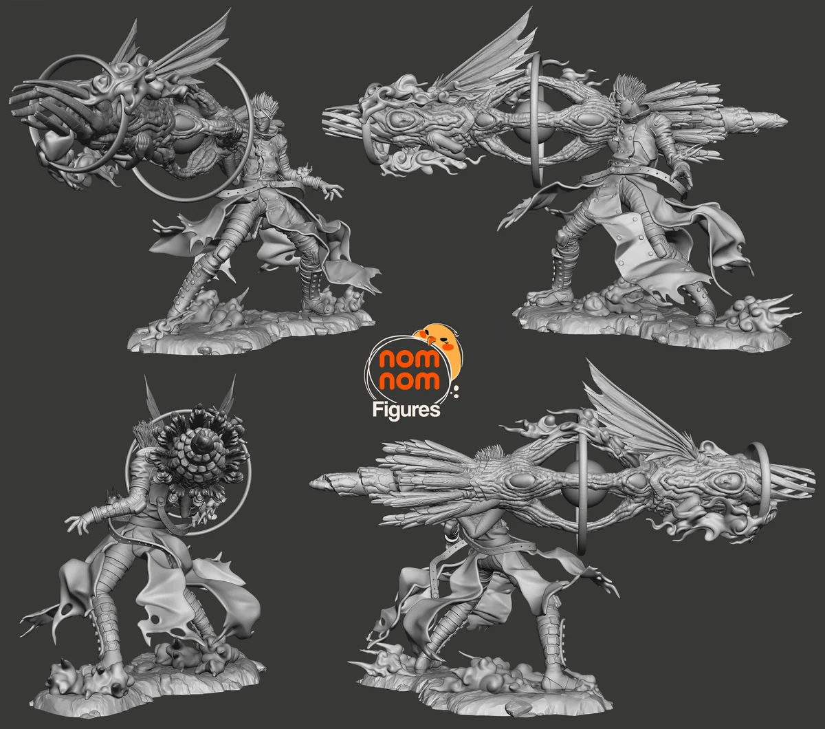 Vash the Stampede | Fan Art | 3D Printed Resin Model Garage Kit | *Un-Painted* | Nomnom 8