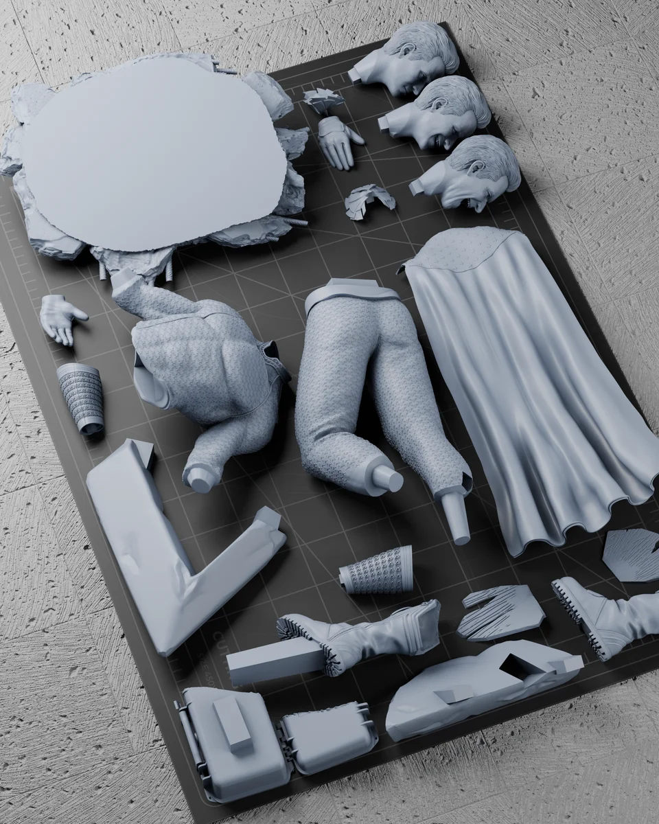Homelander | Fan Art | 3D Printed Resin Model Garage Kit | *Un-Painted* | Zenith Studios 9