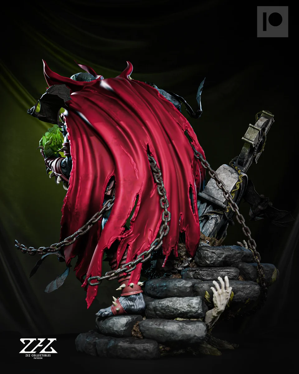 Spawn | Fan Art | 3D Printed Resin Model Garage Kit | *Un-Painted* | ZEZ Studio 4