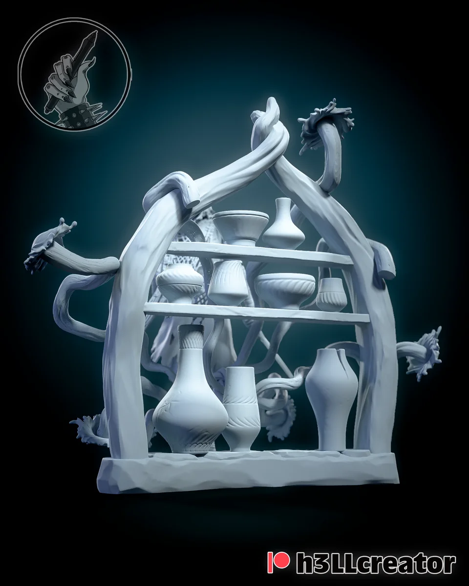 Freya | Fan Art | 3D Printed Resin Model Garage Kit | *Un-Painted* | H3LL Creator 7