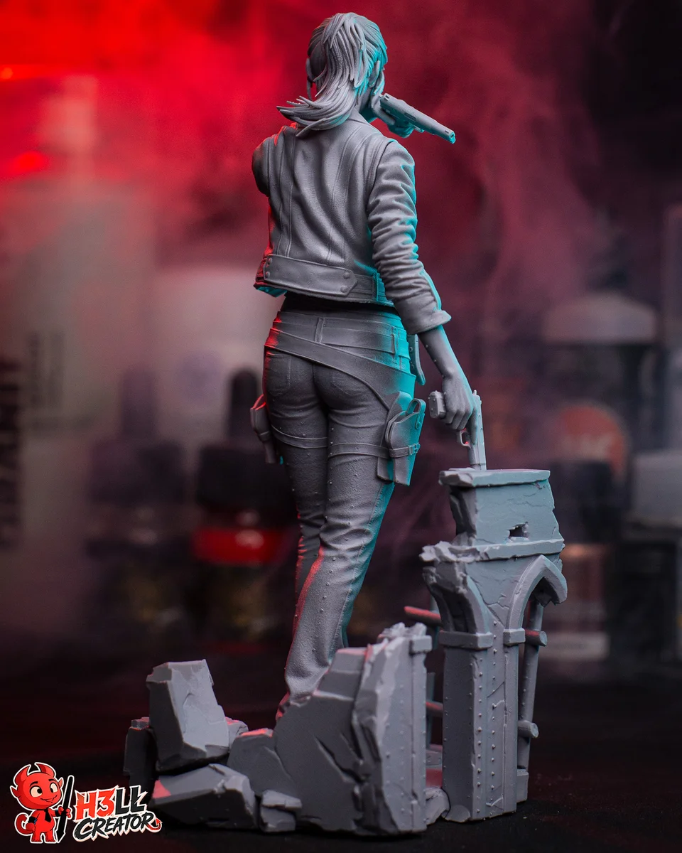 Claire Redfield | Fan Art | 3D Printed Resin Model Garage Kit | *Un-Painted* | H3LL Creator 12