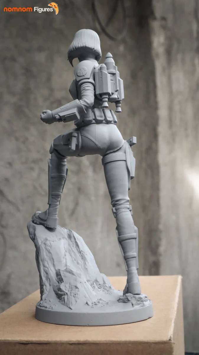 Bo-Katan Kryze | Fan Art | 3D Printed Resin Model Garage Kit | *Un-Painted* | Nomnom 7
