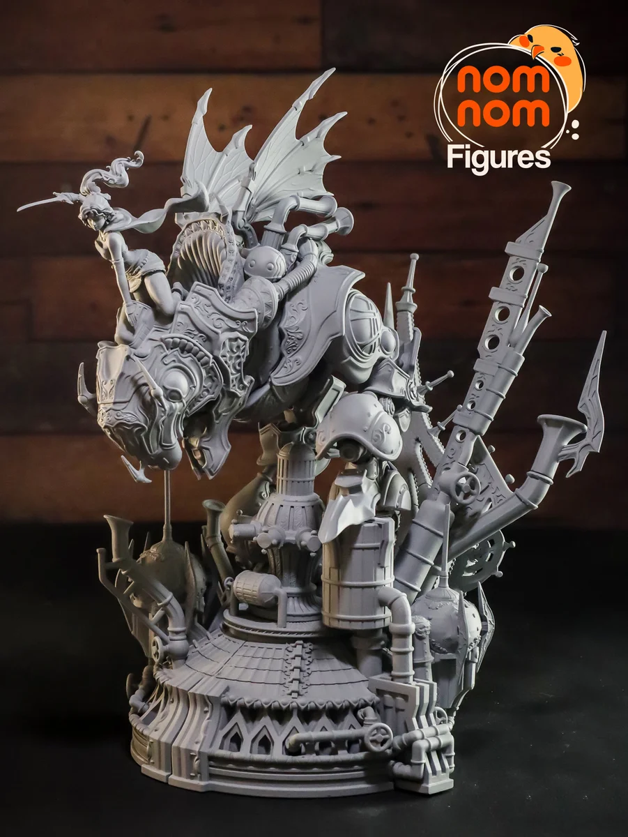 Terra with Magitek | Fan Art | 3D Printed Resin Model Garage Kit | *Un-Painted* | Nomnom 13