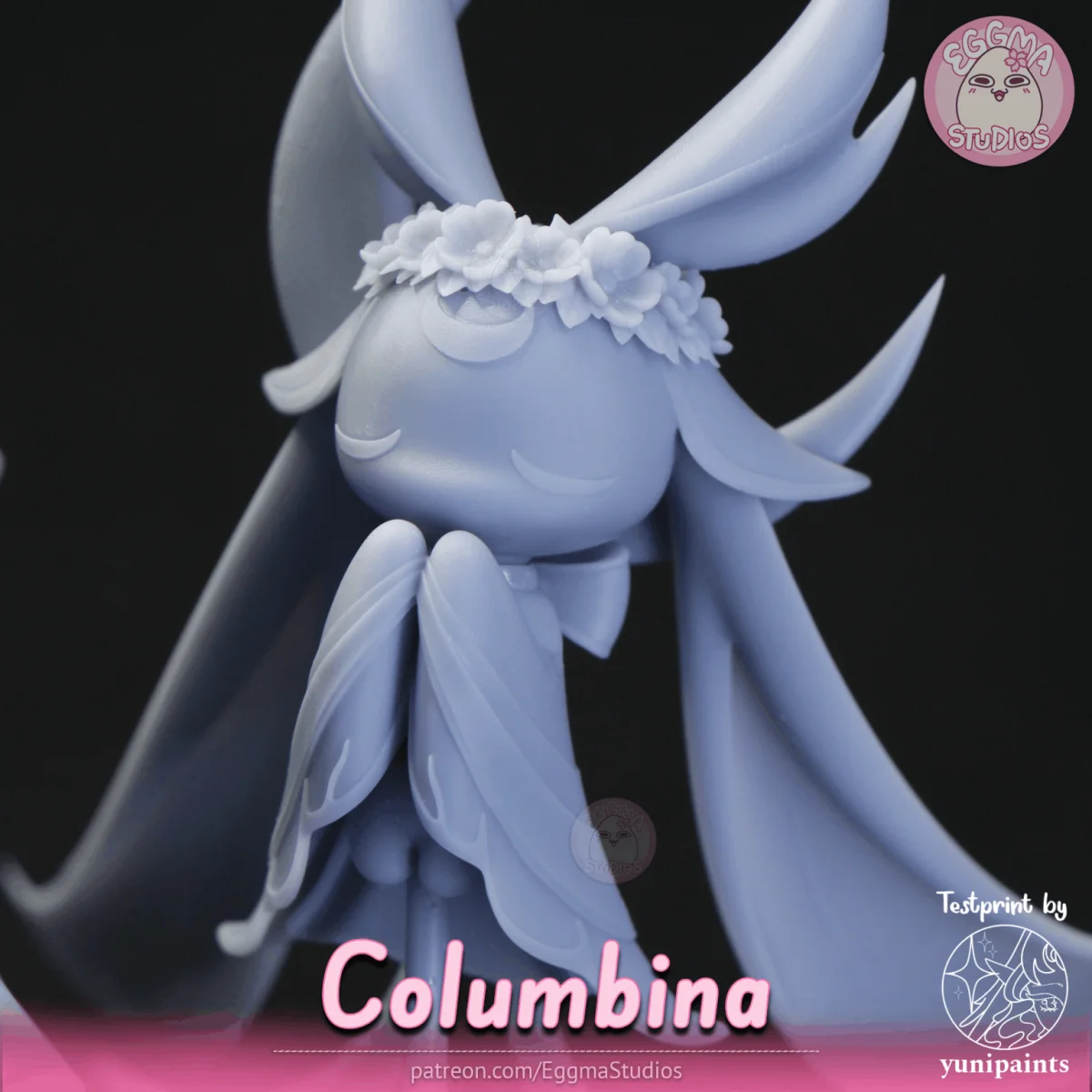 Columbina | Fan Art | 3D Printed Resin Model Garage Kit | *Un-Painted* | EggmaStudios 21